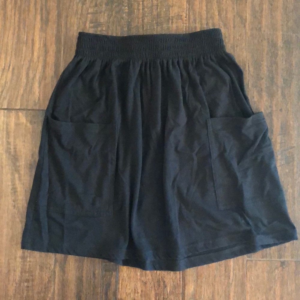 American Apparel Black High Waisted Skirt M